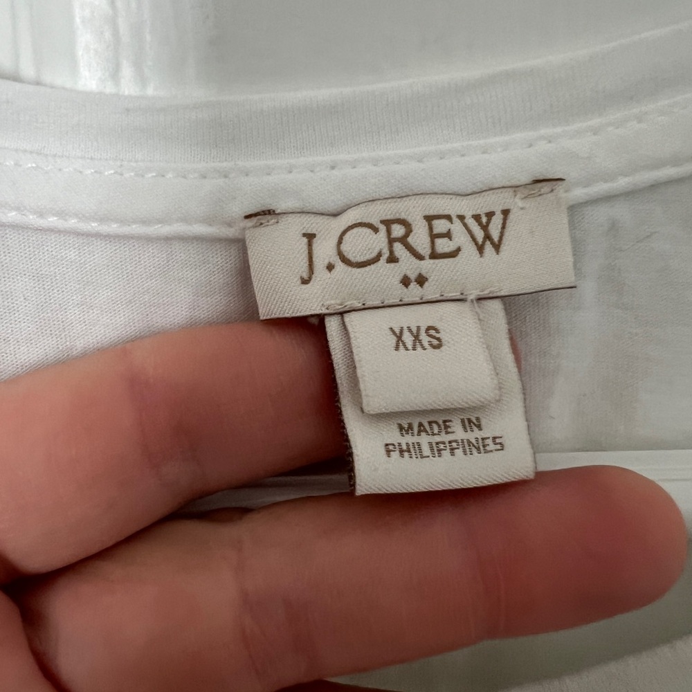 J Crew White Lace Panel Tank Top - Picture 3 of 3